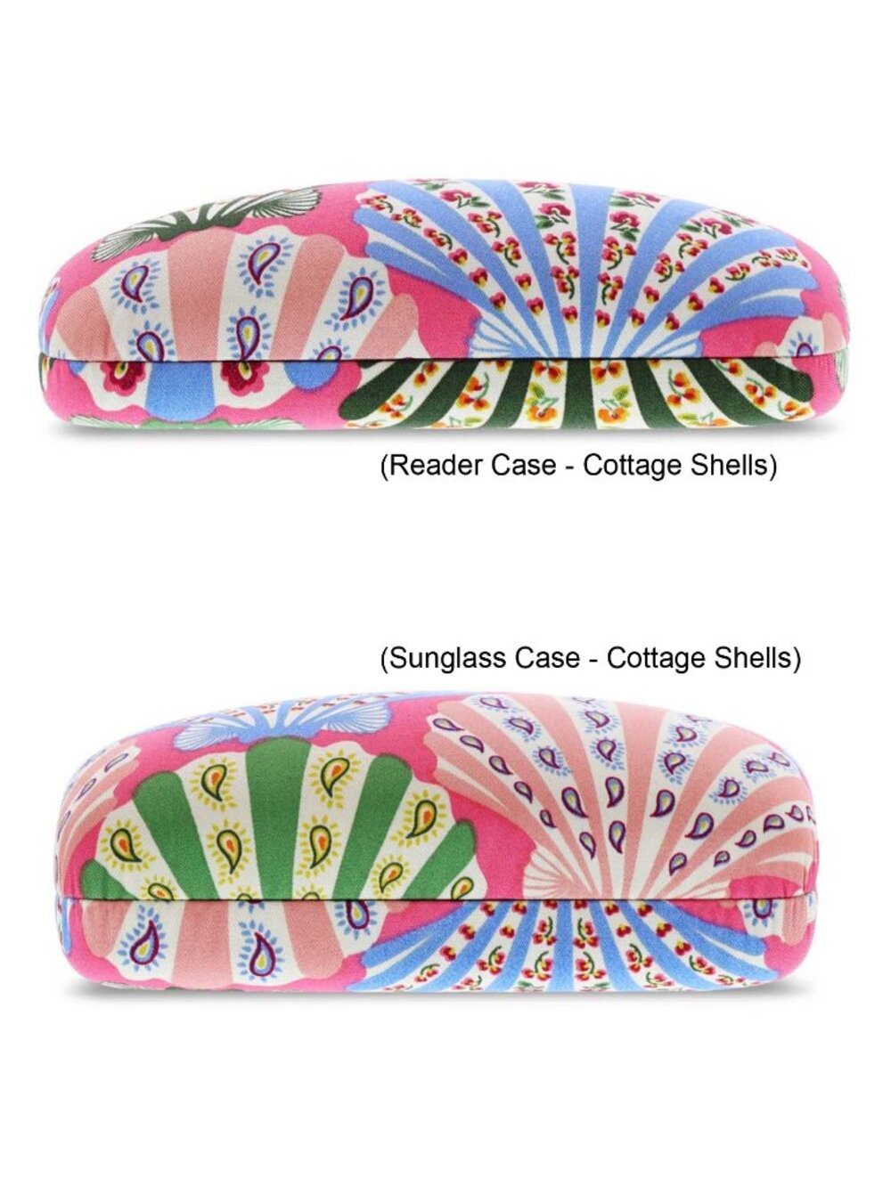 Vera Bradley Clamshell Eyeglass Case - COTTAGE SHELLS